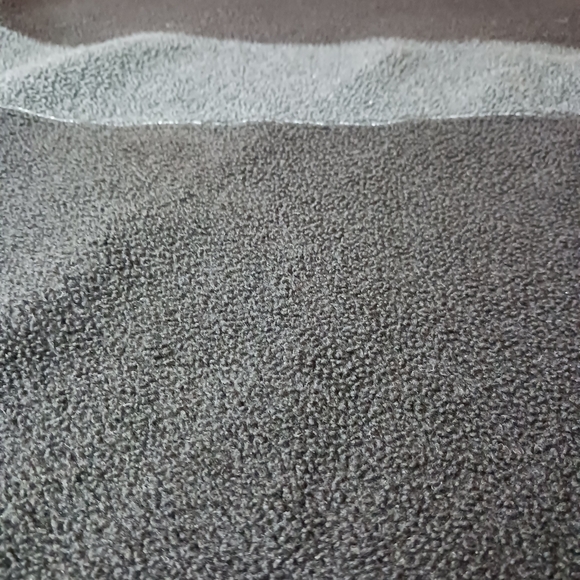 Adidas Black with Grey Stripe Fleece Pullover Hoodie. - Picture 4 of 6